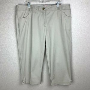 Established 1962 khaki capris